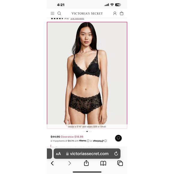 Victoria’s Secret Bra Love Cloud Bra 44DD NWT - Picture 8 of 11